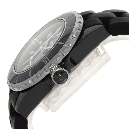 CHANEL Watches Quartz H0681 Ceramic, Rubber black J12 1.3" black dial Women Used Authentic