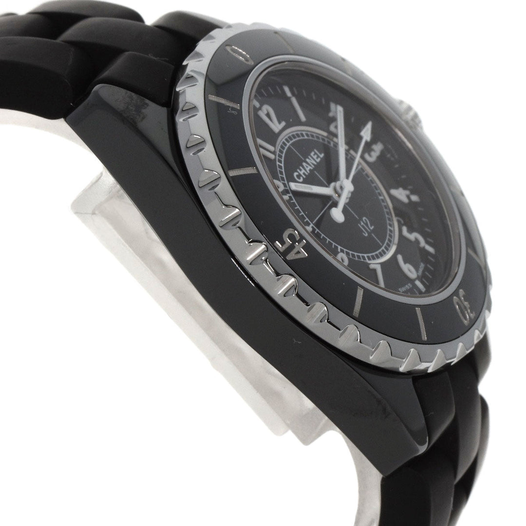 CHANEL Watches Quartz H0681 Ceramic, Rubber black J12 1.3" black dial Women Used Authentic