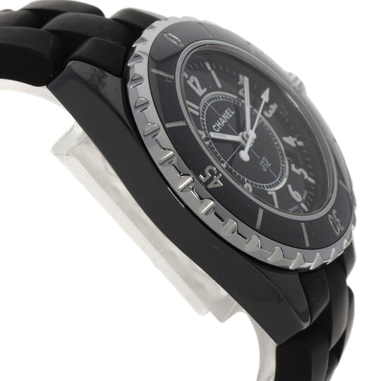 CHANEL Watches Quartz H0681 Ceramic, Rubber black J12 1.3" black dial Women Used Authentic