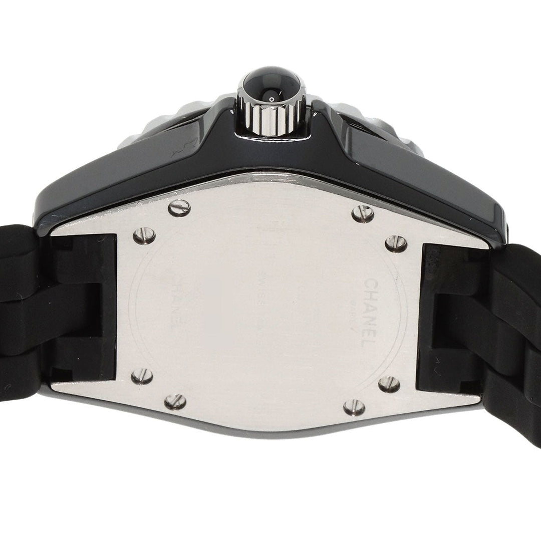CHANEL Watches Quartz H0681 Ceramic, Rubber black J12 1.3" black dial Women Used Authentic