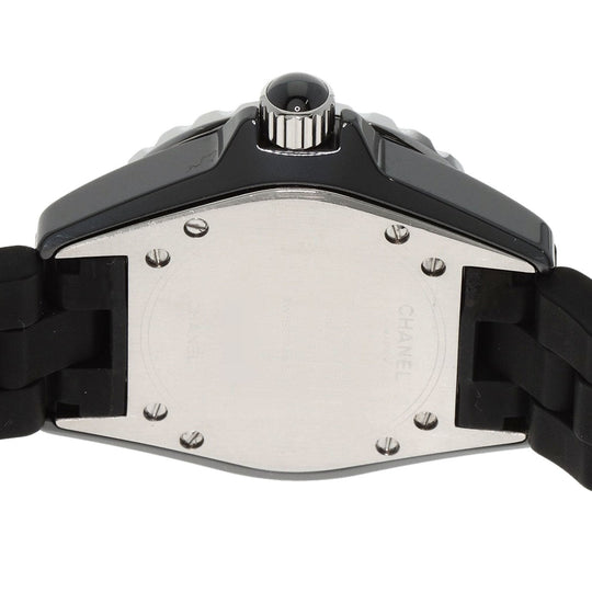 CHANEL Watches Quartz H0681 Ceramic, Rubber black J12 1.3" black dial Women Used Authentic