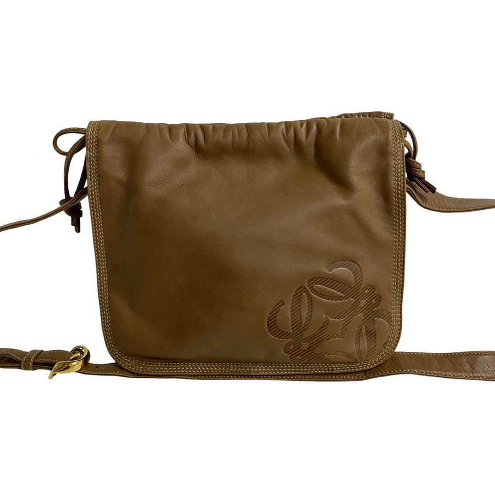LOEWE Shoulder Bag leather Brown