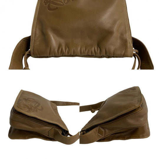 LOEWE Shoulder Bag leather Brown