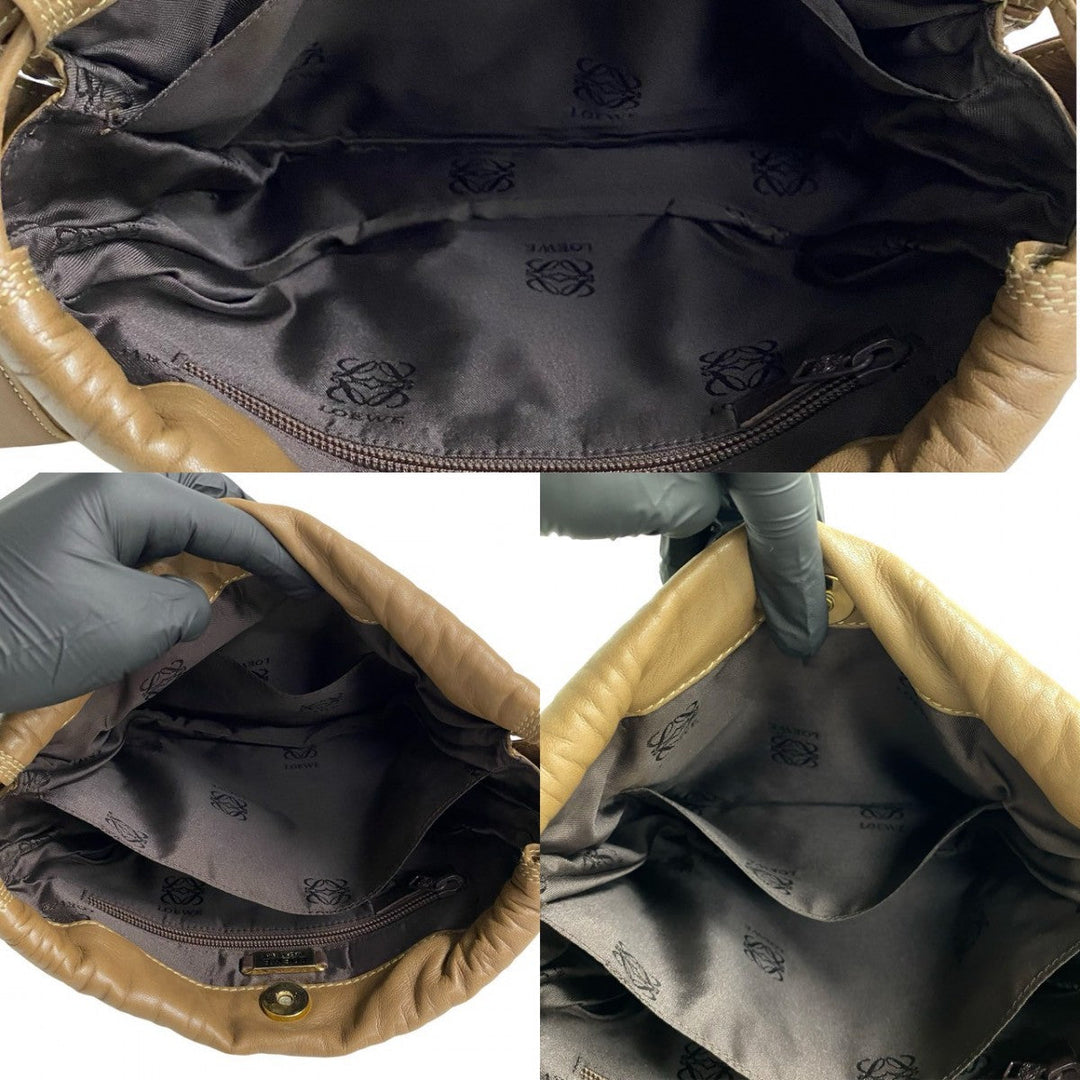 LOEWE Shoulder Bag leather Brown
