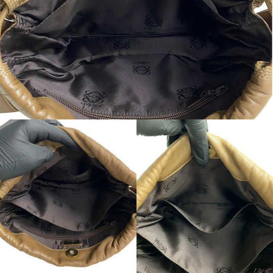 LOEWE Shoulder Bag leather Brown