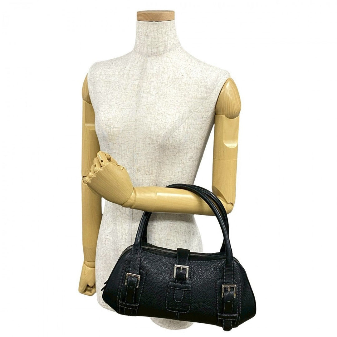 LOEWE Handbag leather black Sender