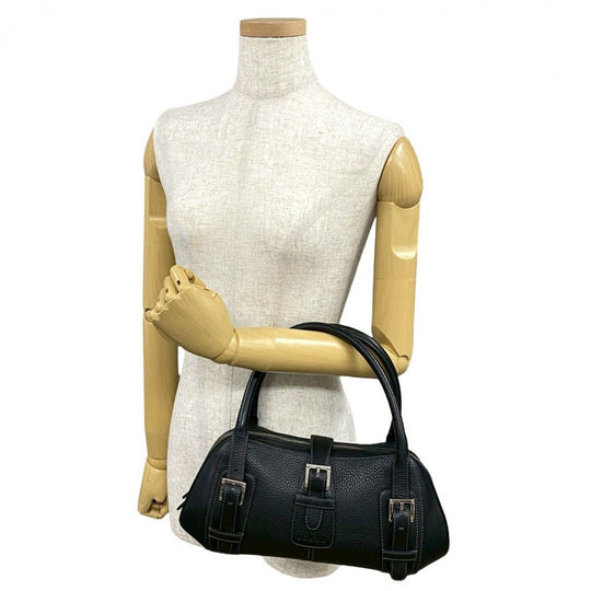 LOEWE Handbag leather black Sender