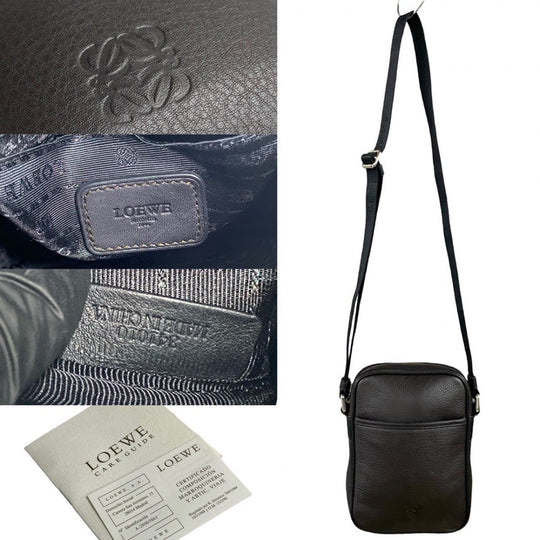 LOEWE Shoulder Bag leather Brown