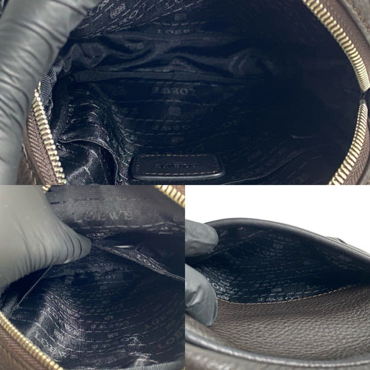 LOEWE Shoulder Bag leather Brown