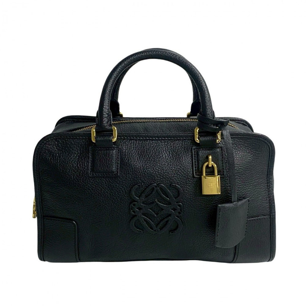 LOEWE Handbag leather black Amazona 28