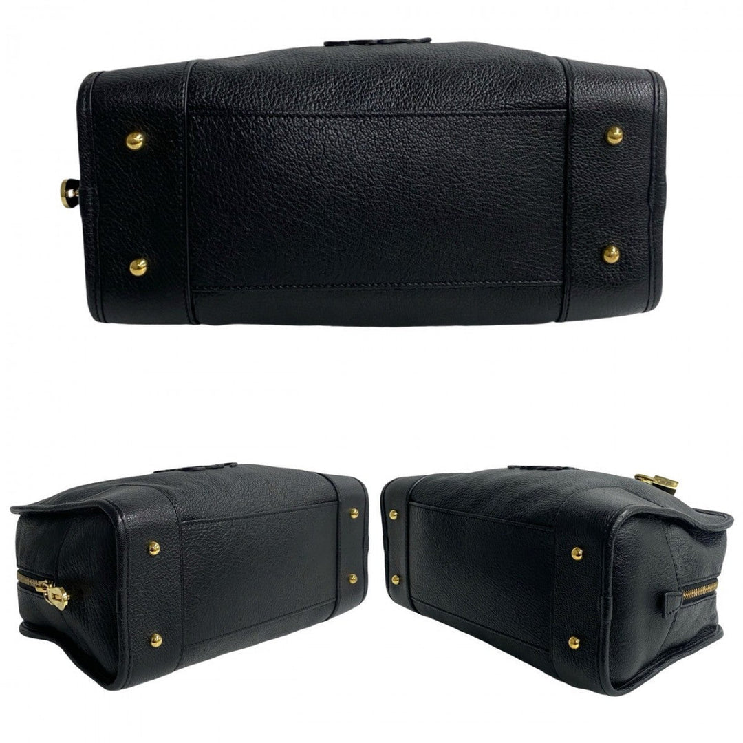 LOEWE Handbag leather black Amazona 28