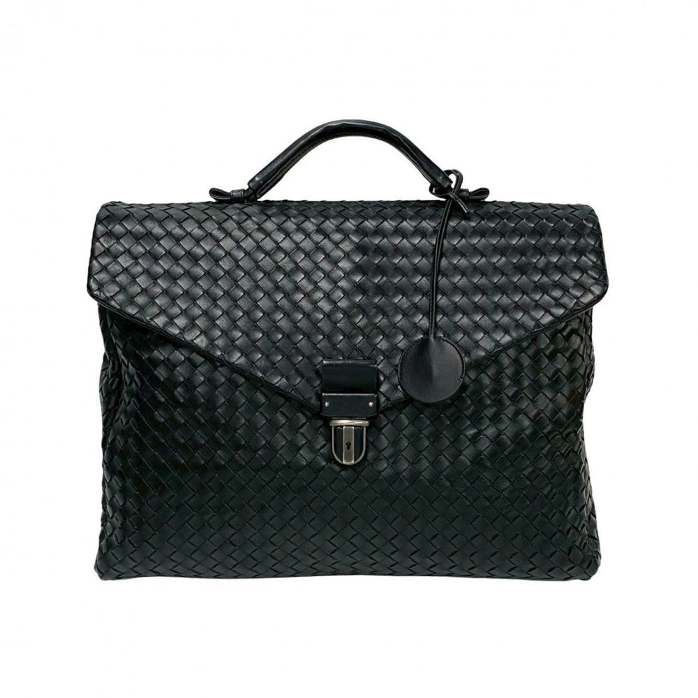 BOTTEGAVENETA Business bag leather black