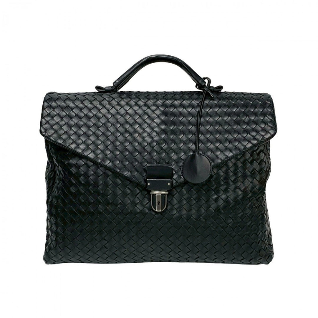 BOTTEGAVENETA Business bag leather black