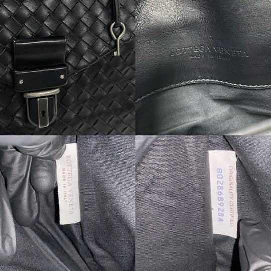 BOTTEGAVENETA Business bag leather black
