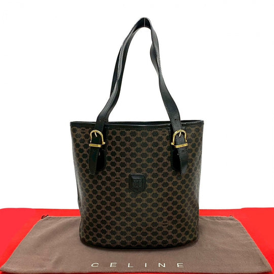 CELINE Tote Bag leather Brown