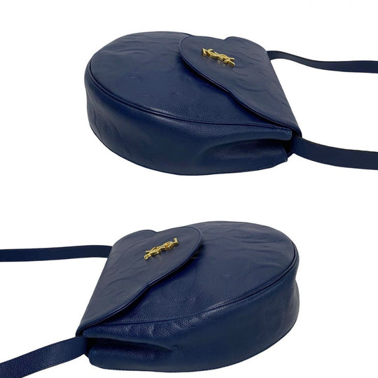 YVES SAINT LAURENT Shoulder Bag leather Navy