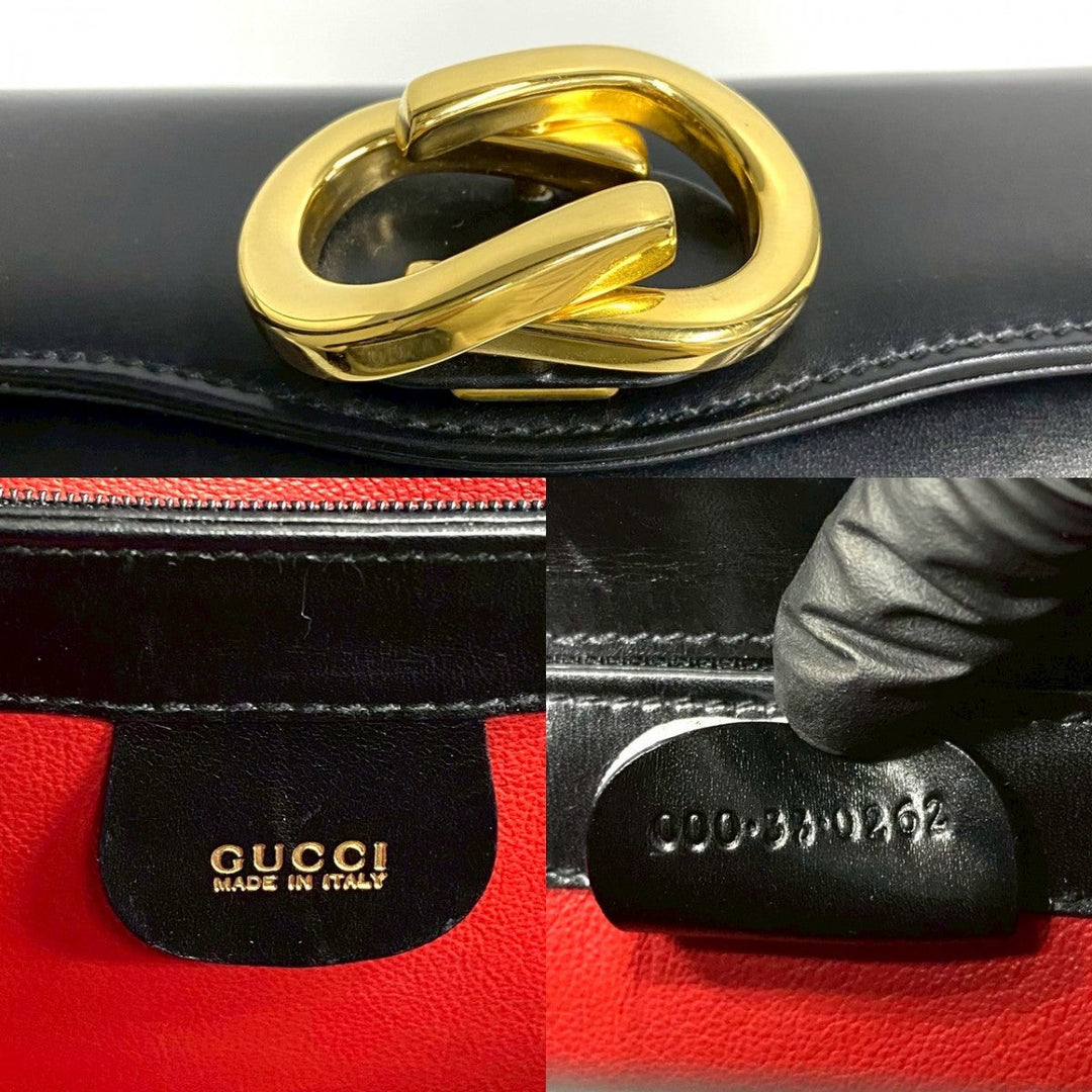 GUCCI Handbag Calfskin black