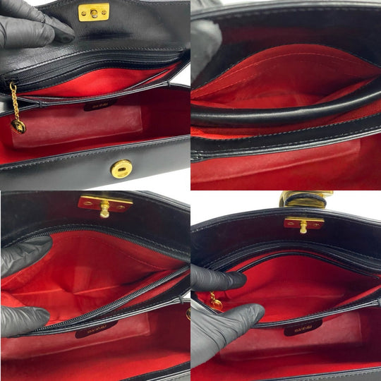 GUCCI Handbag Calfskin black