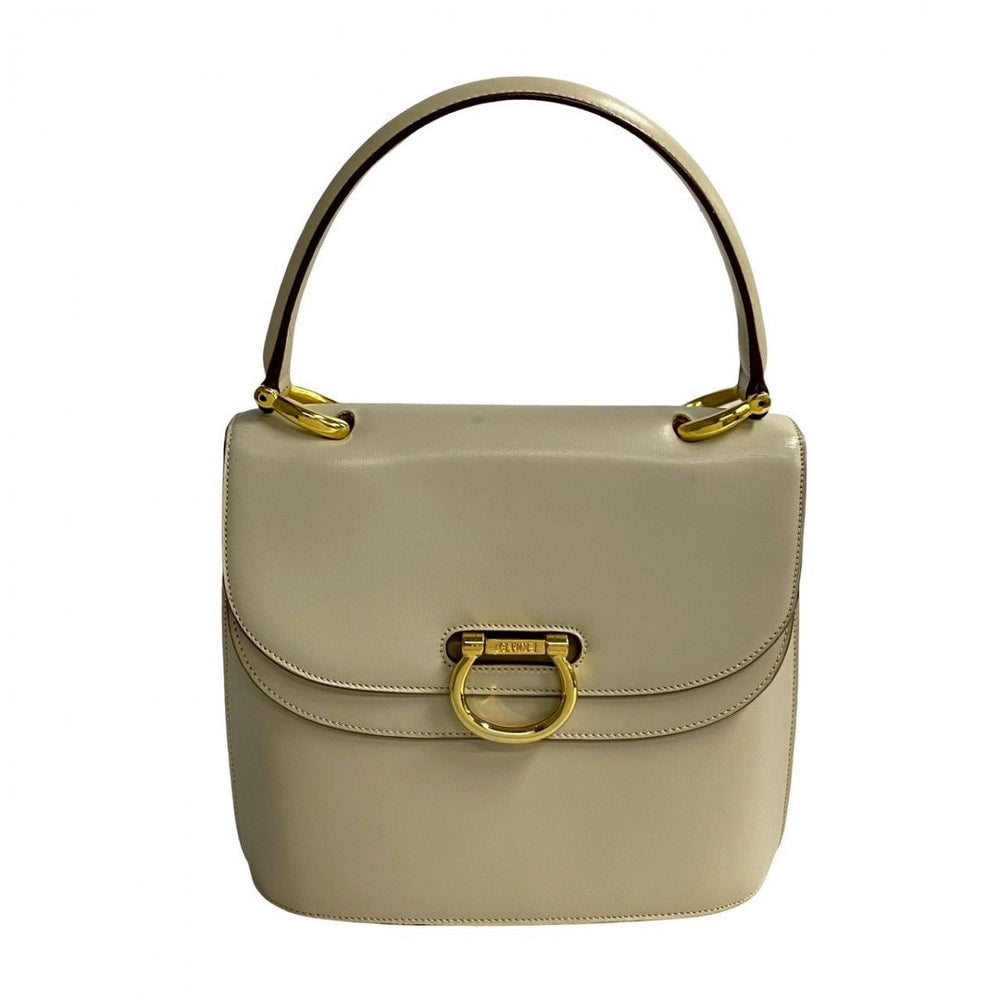 CELINE Handbag Calfskin beige