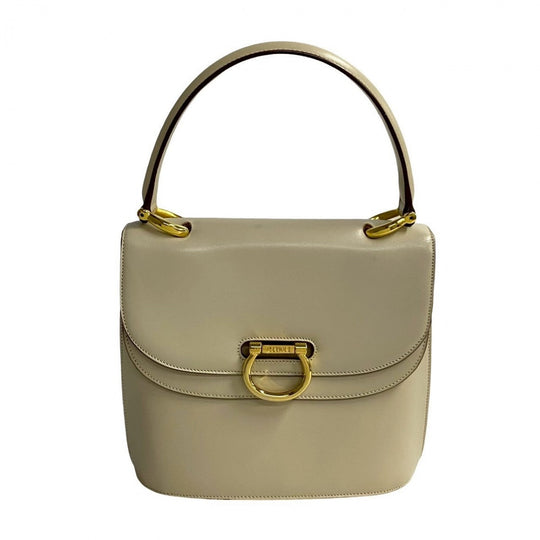 CELINE Handbag Calfskin beige