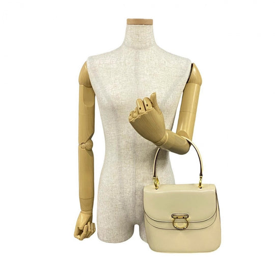 CELINE Handbag Calfskin beige