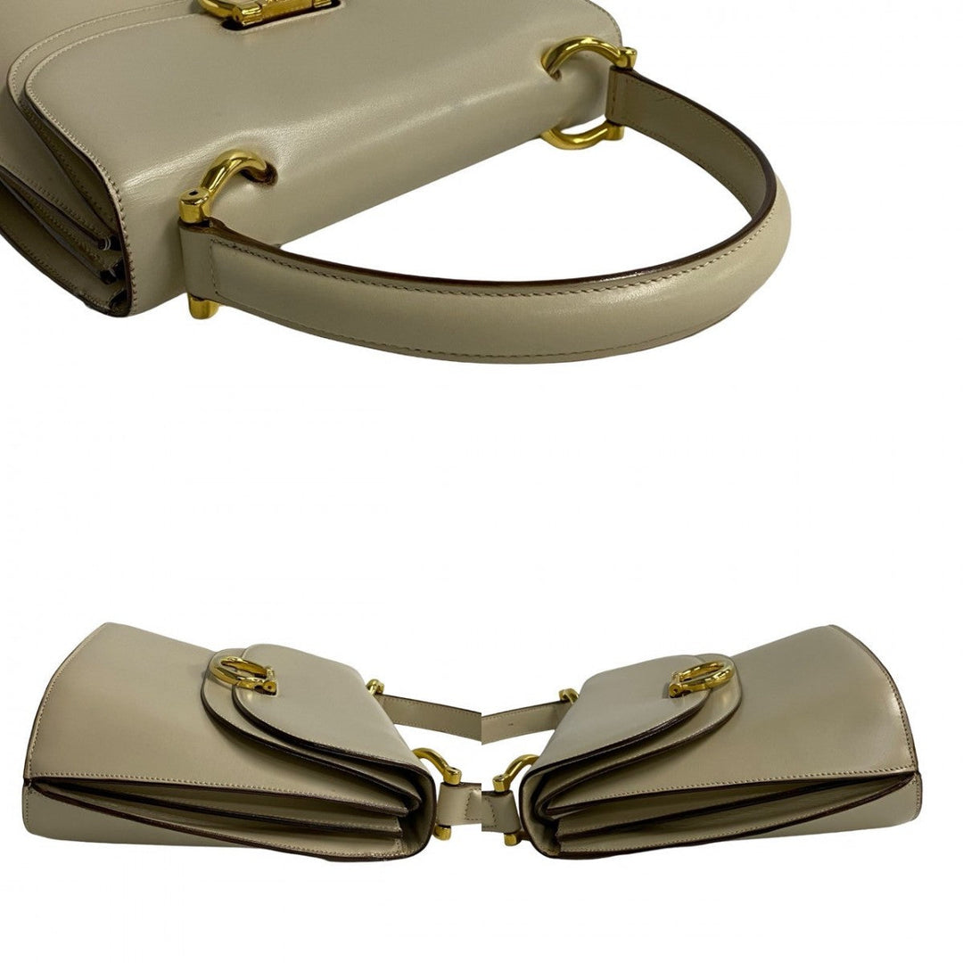 CELINE Handbag Calfskin beige