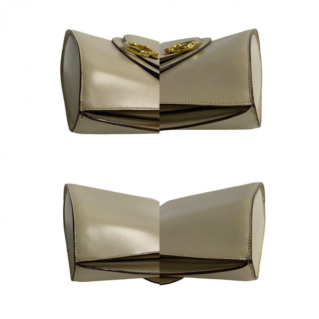 CELINE Handbag Calfskin beige