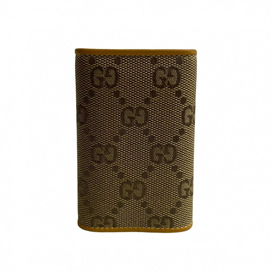 GUCCI Key case Key holder  canvas Brown