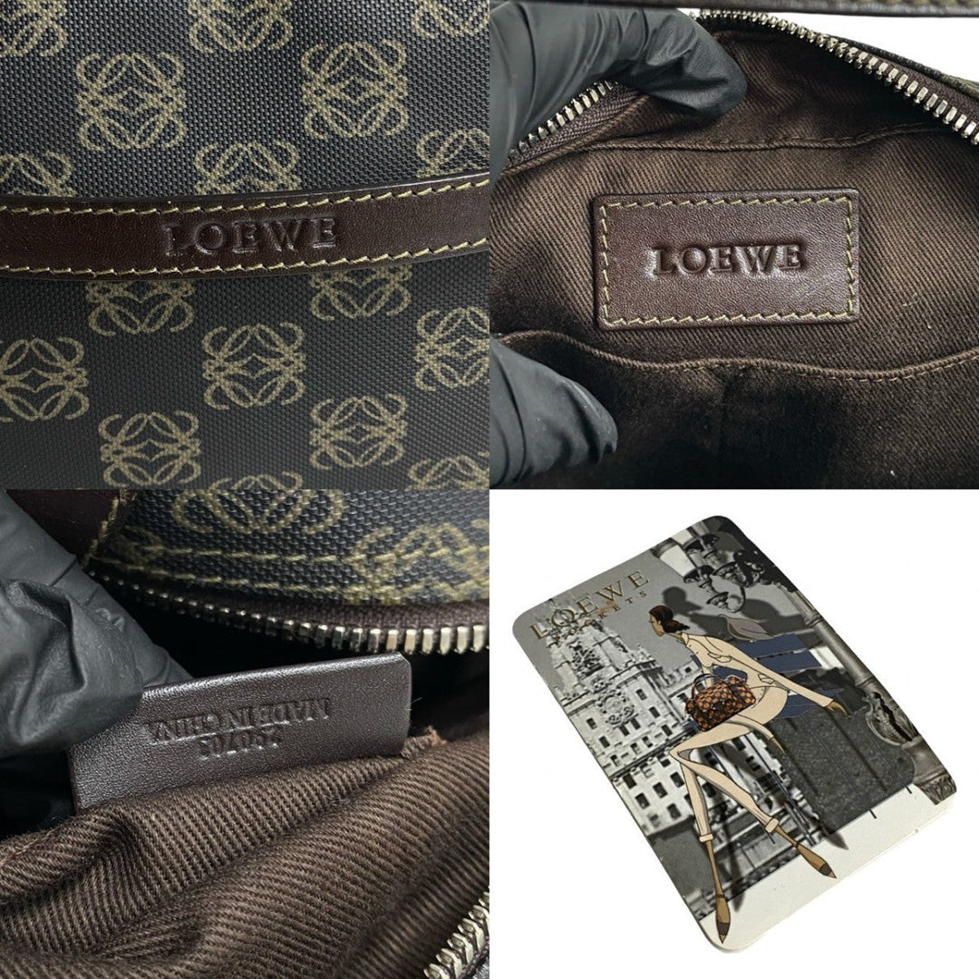 LOEWE Handbag leather Brown