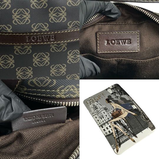 LOEWE Handbag leather Brown
