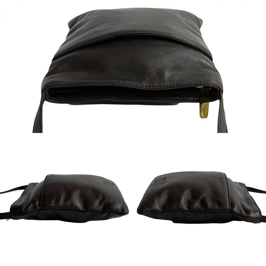 LOEWE Shoulder Bag leather Brown