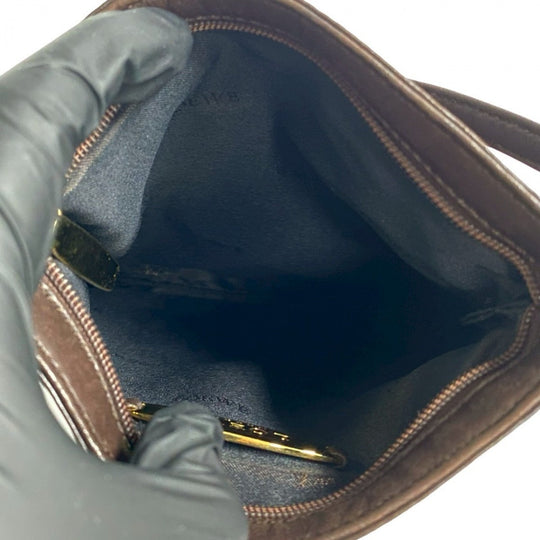 LOEWE Shoulder Bag leather Brown