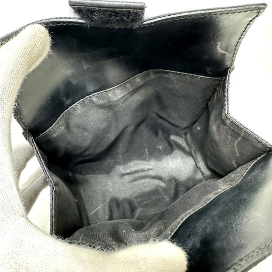 GUCCI Pouch 39.0911 GG canvas black GG Cosmetics Pouch Women Used Authentic