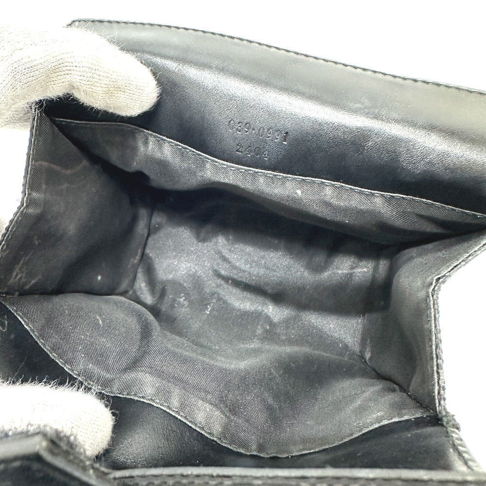 GUCCI Pouch 39.0911 GG canvas black GG Cosmetics Pouch Women Used Authentic