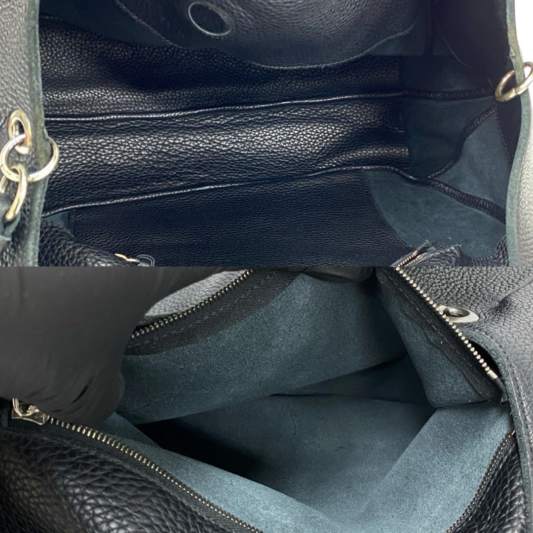 BOTTEGAVENETA Tote Bag leather black INTRECCIATO