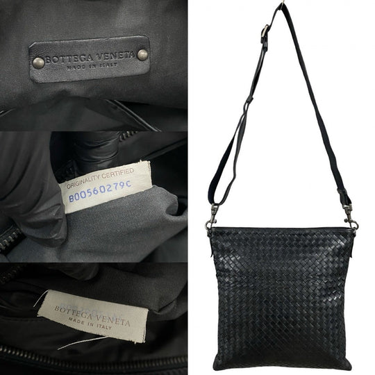 BOTTEGAVENETA Shoulder Bag leather black