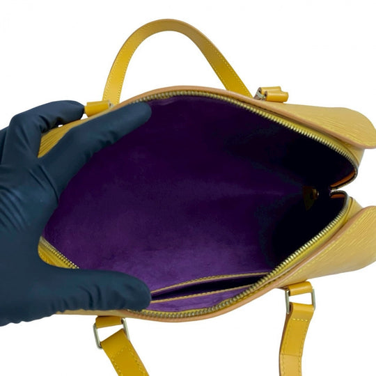 LOUIS VUITTON Handbag M52229 Epi Leather yellow Epi Suflo
