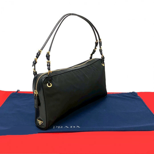 PRADA Handbag leather black