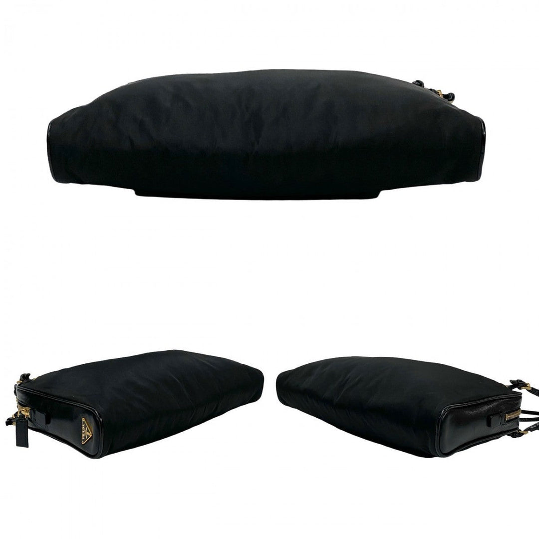 PRADA Handbag leather black