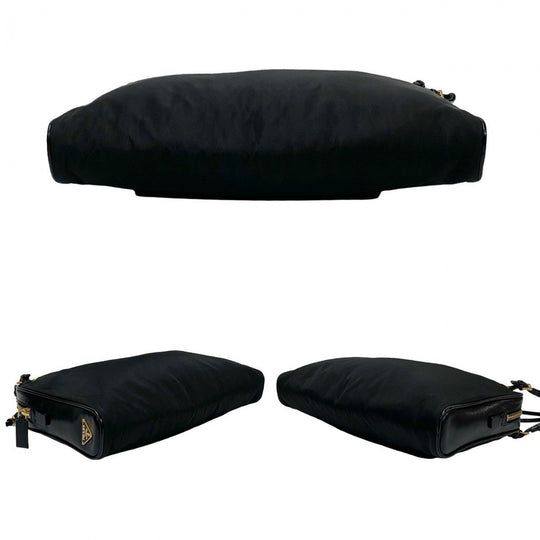 PRADA Handbag leather black