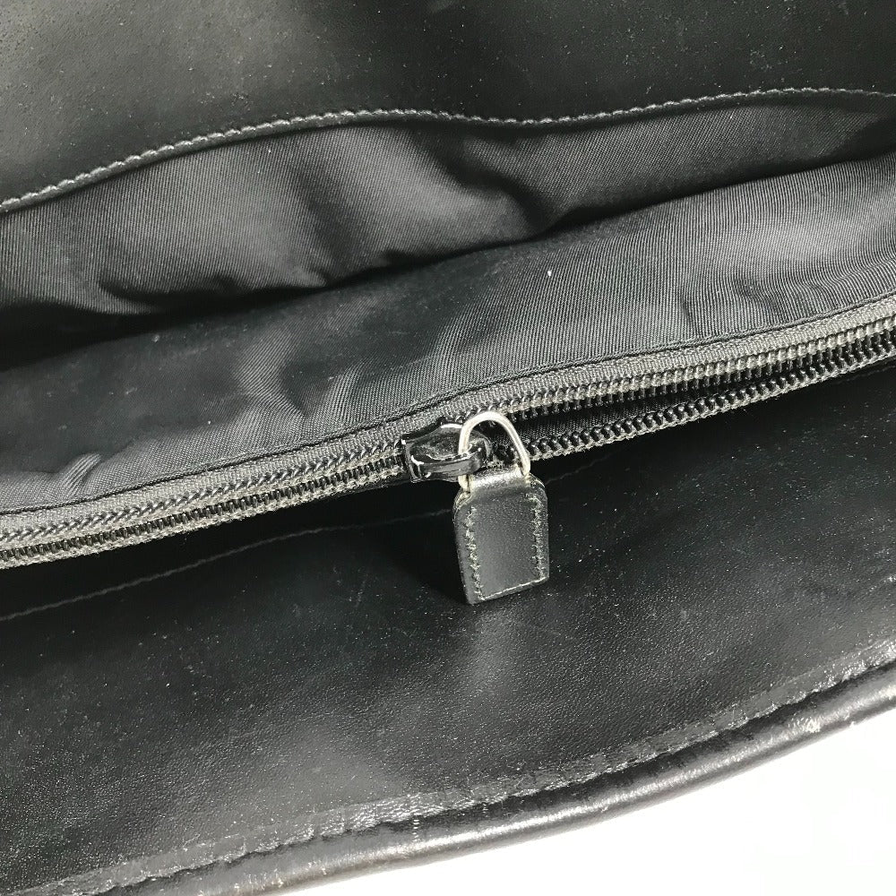 GUCCI Business bag 246410 Nylon / leather black logo mens Used Authentic