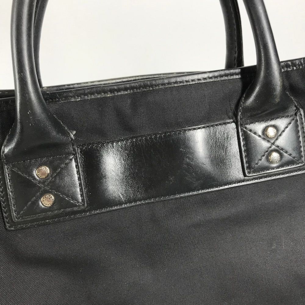 GUCCI Business bag 246410 Nylon / leather black logo mens Used Authentic