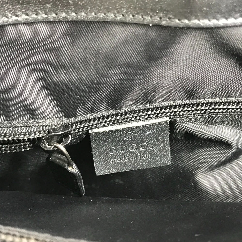 GUCCI Business bag 246410 Nylon / leather black logo mens Used Authentic