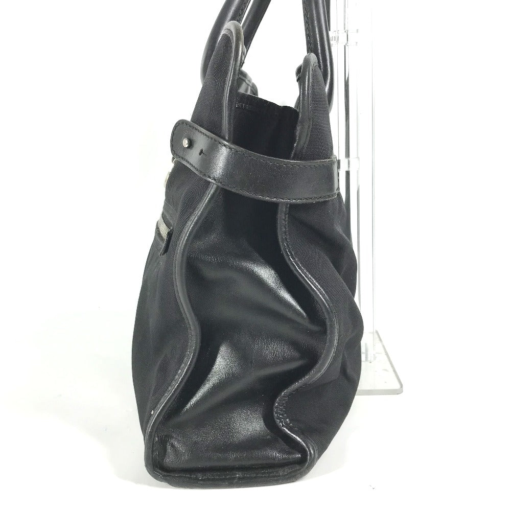 GUCCI Business bag 246410 Nylon / leather black logo mens Used Authentic