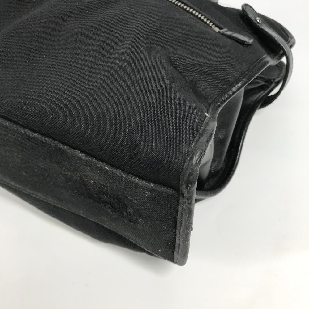 GUCCI Business bag 246410 Nylon / leather black logo mens Used Authentic