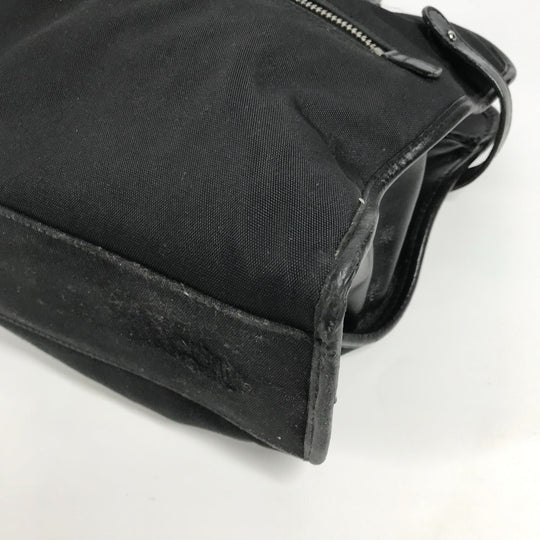 GUCCI Business bag 246410 Nylon / leather black logo mens Used Authentic
