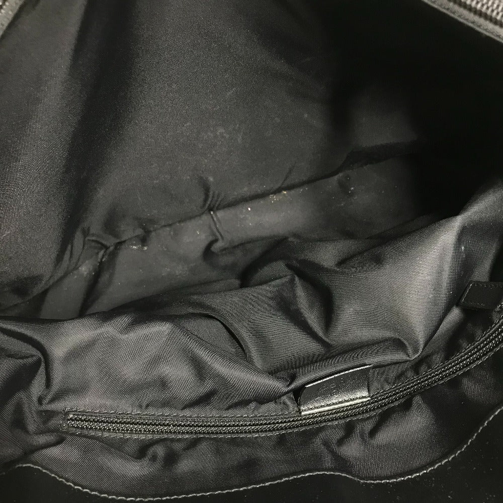 GUCCI Business bag 246410 Nylon / leather black logo mens Used Authentic