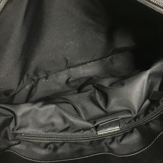 GUCCI Business bag 246410 Nylon / leather black logo mens Used Authentic