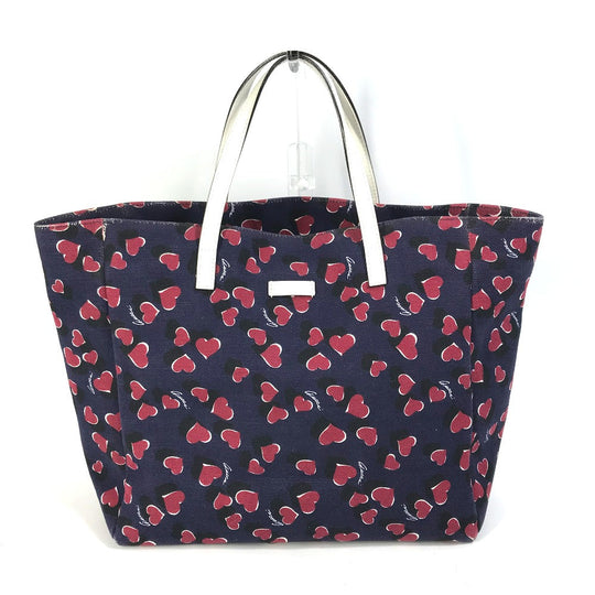 GUCCI Tote Bag 282439 Canvas, Leather pink heart Women Used Authentic