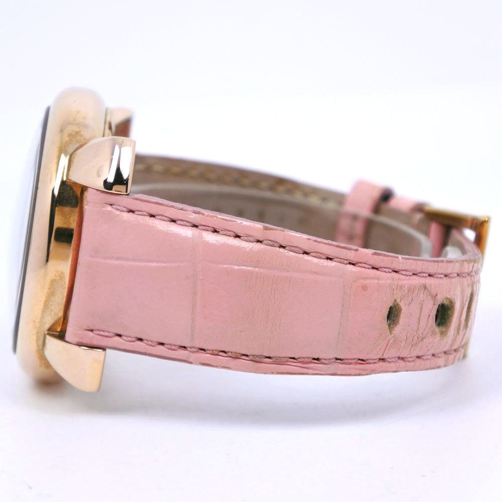 Gaga Milano Watches Quartz 5012.WH.KALA Stainless Steel , Leather pink Manure 40 White dial unisex(Unisex) Used Authentic